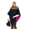 Vivienne Regular Cape with Navy Lining